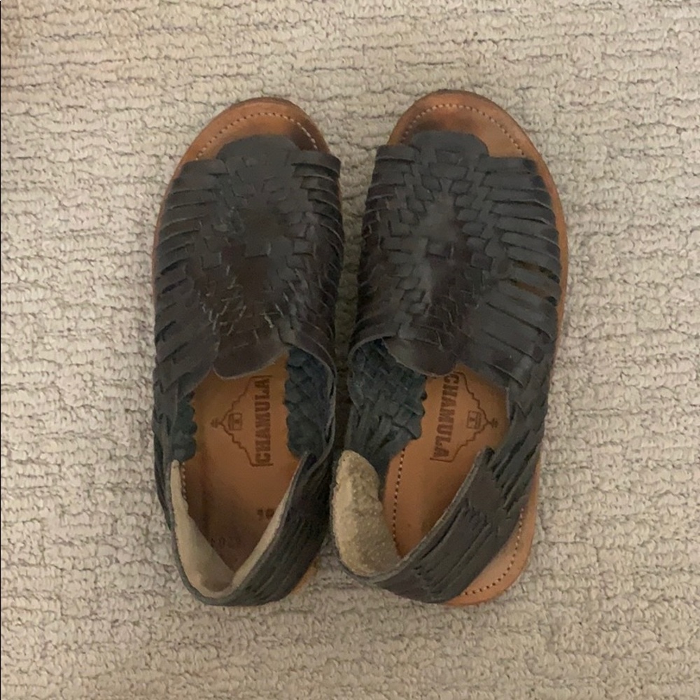 Chamula Sandals/Huarches Deep Navy